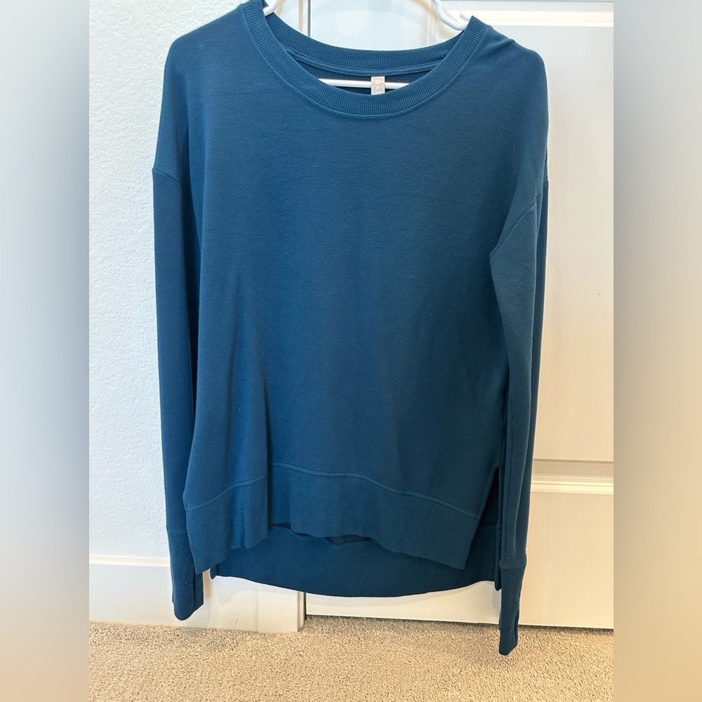 Turquoise athelta crew neck